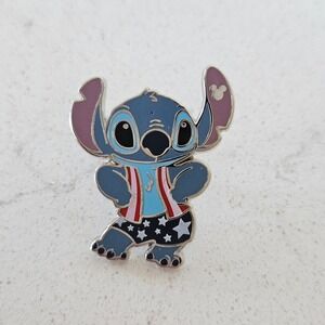 Disney Stitch Hidden Mickey Patriotic USA Pin Limited Release Collectible‎